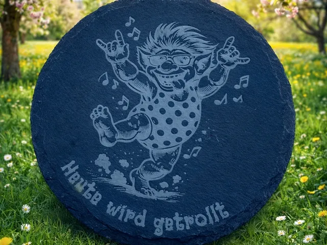 Gravierter Schiefer-Untersetzer – hochwertig, individuell & zeitlos