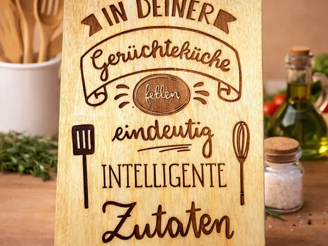 Graviertes Holzschild mit Spruch – dekorativ, persönlich & einzigartig