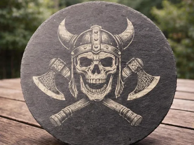 Gravierte Schieferplatte – mit Spruch, Motiv oder Wunschgravur