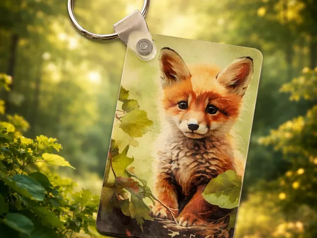 Personalisierter Schlüsselanhänger mit Foto, Motiv oder Text – hochwertig sublimiert